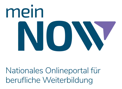 Logo des Nationalen Onlineportals für berufliche Weiterbildung "mein NOW"