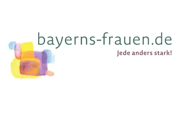 Logo "Bayerns-Frauen.de - Jede anders stark!